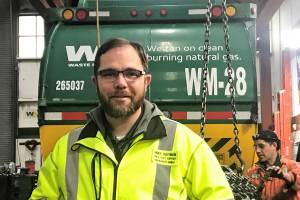 Veterans are recruited and highly valued at Waste Management. One in every 14 WM employees is a veteran, a spouse of a vet, or a current reservist, like former Special Forces Maintenance Officer Michael Rathbun. (Waste Management)