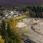 The Point subdivision sits above a recent landslide that occurred in the northeast corner of the former Go East Corp. landfill construction zone. (Olivia Vanni / The Herald)