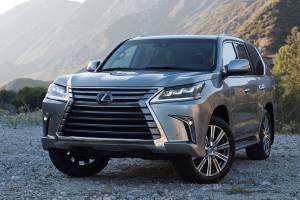 The 2021 Lexus LX 570 is available in two-row and three-row configurations. (Manufacturer photo)