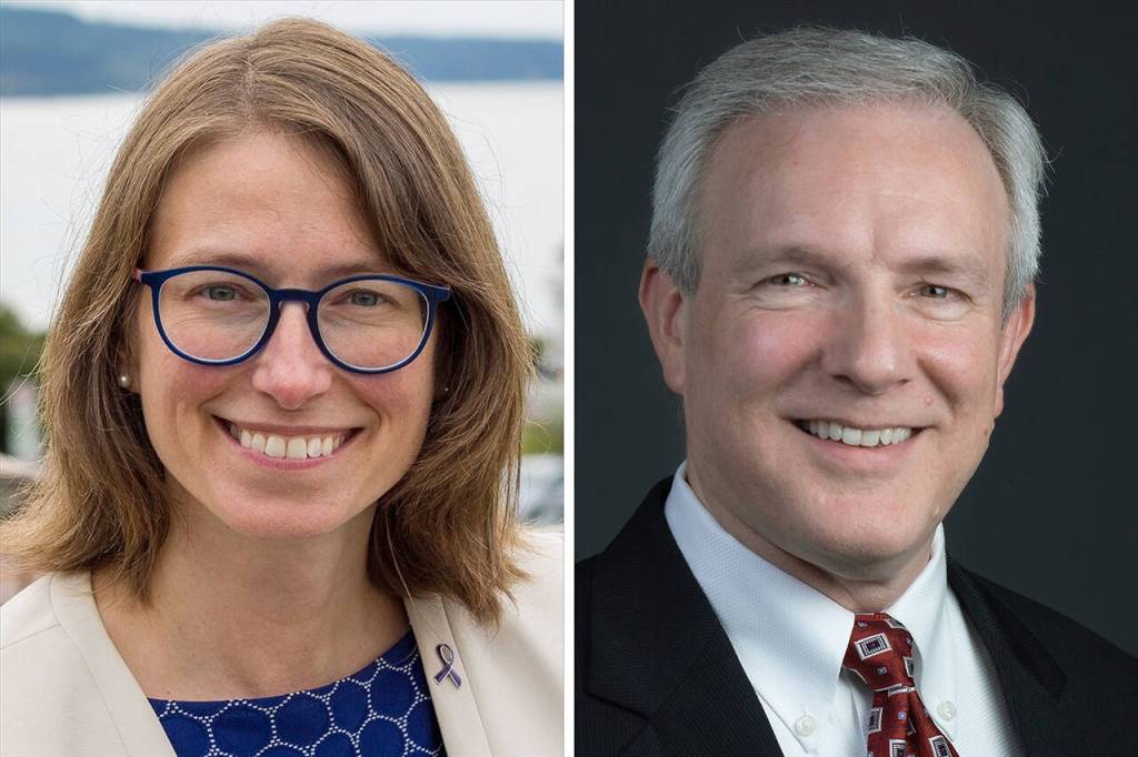 Jennifer Gregerson (left) and Joe Marine.