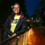 Vanessa Edwards, outgoing Marysville school board president, at Marysville Getchell High School. (Kevin Clark / The Herald)