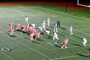 The Marysville Pilchuck football team beat Garfield 52-21 in a Class 3A first-round state playoff game on Saturday at Quil Ceda Stadium in Marysville. (Zac Hereth / The Herald)