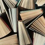Composition with books on the table