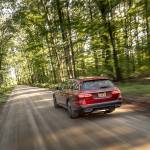 The 2021 Mercedes-Benz E 450 All-Terrain has all-wheel drive and a stylized skid plate with mirror chrome finish. (Manufacturer photo)