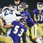 Lake Stevens defense stymied Gonzaga Preps high-powered triple-option attack. (John Gardner / Pro Action Image)
