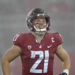 Washington State wide running back Max Borghi during a game against Arizona on Nov. 19 in Pullman. (AP Photo/Ted S. Warren)