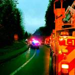 A fatal crash prompted closure of West Mukilteo Boulevard between Forest Park and Dogwood Drive Friday afternoon. (Everett Police Department)