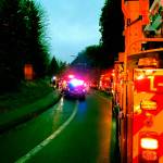 A fatal crash prompted closure of West Mukilteo Boulevard between Forest Park and Dogwood Drive Friday afternoon. (Everett Police Department) 20211126