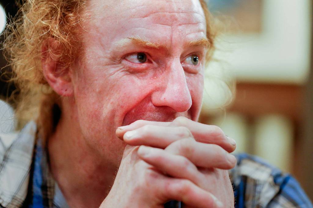 Dennis Willard, a Navy veteran, became homeless in 2014 and began job training through HopeWorks at Renew Home and Decor. (Kevin Clark / The Herald)