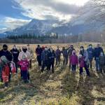 Volunteers from Boy Scout Troop 49 in Lynnwood and Girl Scout Troop 21286 in Lake Stevens helped Sound Salmon Solutions plant 357 native trees and plants along Segelson Creek and the North Fork Stillaguamish River near Darrington on Nov. 20. (Sound Salmon Solutions)