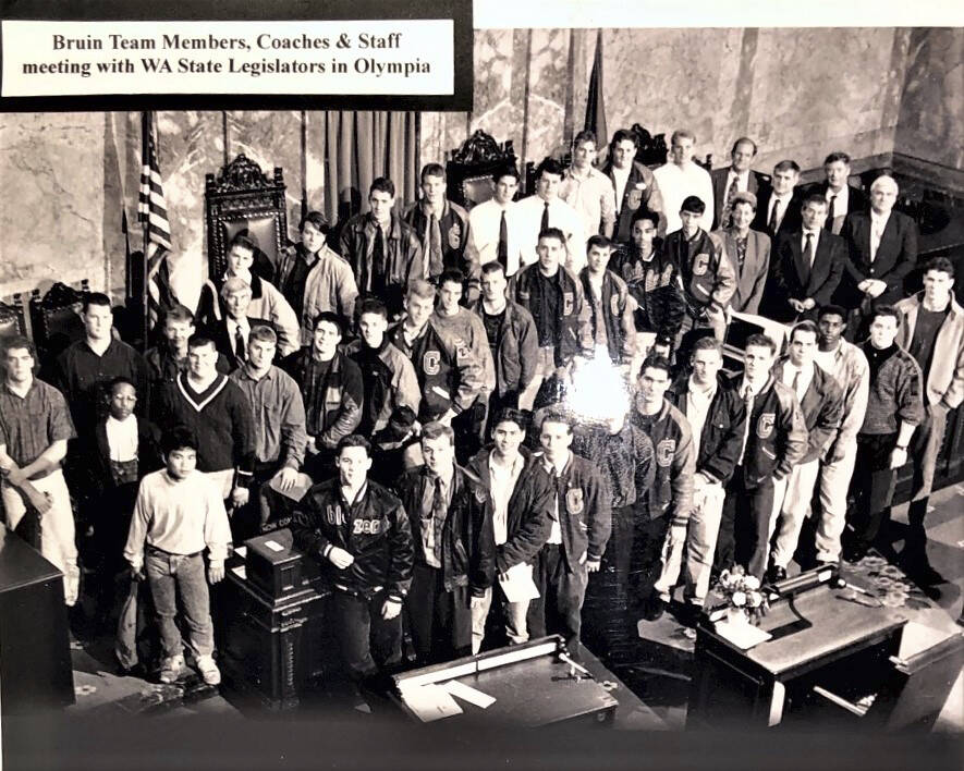 The 1991 Cascade High School football team. (Photo provided by the Snohomish County Sports Hall of Fame)