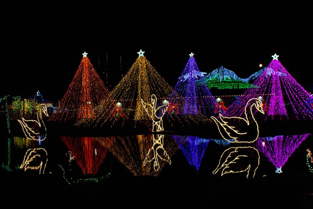 Just like 2020, this years event is A Drive-Thru Christmas because of the pandemic. It still features more than 1 million lights. (The Lights of Christmas)