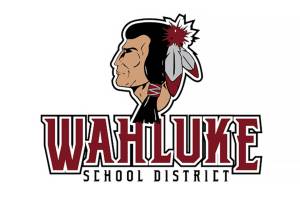 The Wahluke Warrior image represents the strong relationship between the school district and the Wanapum Indians of Priest Rapids. (Wahluke School District)