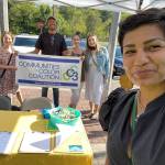 C3 Executive Director Jacque Julien with other members of the Communities of Color Coalition team at Meet Me in the Park.