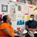 Anthony and Dalisha Phillips from C3 in a planning session.