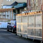 Streateries dot the streets of downtown Edmonds Wednesday afternoon on December 8, 2021. (Kevin Clark / The Herald)