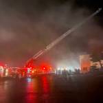 No one was injured in a fire that caused more than $200,000 damage to a commercial building in Edmonds early Wednesday morning. (South County Fire)