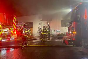 No one was injured in a fire that caused more than $200,000 damage to a commercial building in Edmonds early Wednesday morning. (South County Fire)