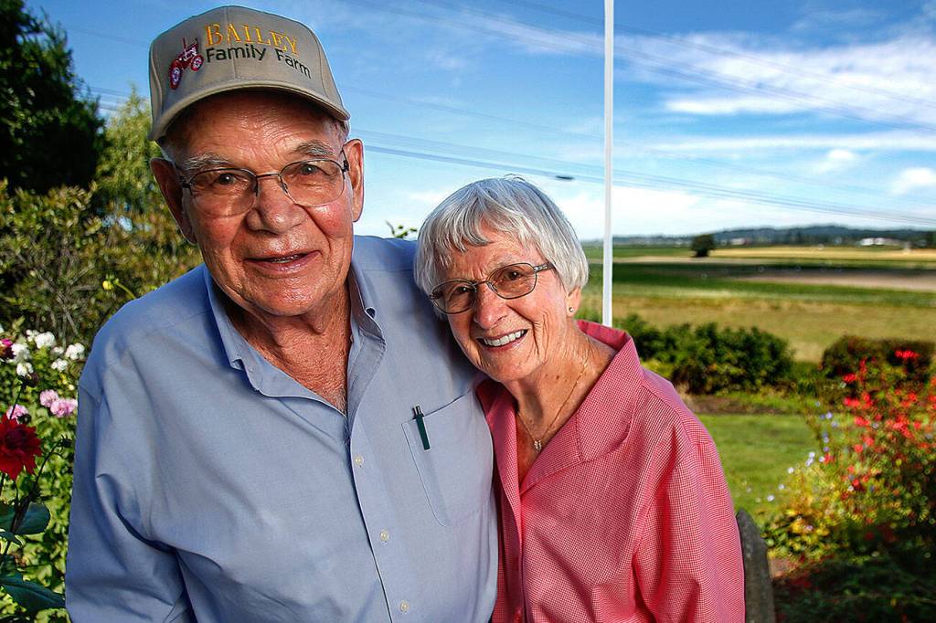 Cliff and Rosemary Bailey in 2016. (Dan Bates/The Herald)