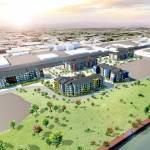 An artists rendering of the proposed Riverfront Village development along the Columbia River in Wenatchee. Anandacom, a company that employs federally convicted developer Lobsang Dargey, recently sold the property, which was listed for $12 million. (Anandacom)