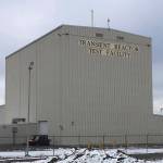 This 2018 photo shows the exterior of the Transient Reactor Test Facility at Idaho National Laboratory about 50 miles west of Idaho Falls, Idaho. (AP Photo/Keith Riddler, File)