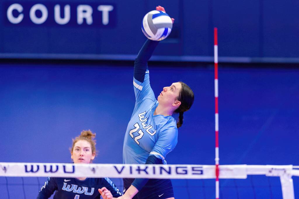 Western Washingtons Gabby Gunterman on Nov. 6, 2021. (Western Washington photo)