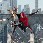 Zendaya goes for a ride with Tom Hollands Spider-Man in Spider-Man: No Way Home. (Sony Pictures)