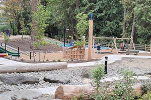Caption: The Suquamish Museum and nearby playground is one of many destinations worth exploring for kids of all ages. (Jennifer Bardsley)