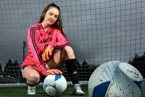 Allie Williams, senior of Archbishop Murphy High School, is our November athlete of the month. (Kevin Clark / The Herald)