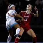 Archbishop Murphys Reeve Borseth vies for control of the ball during the 2A state championship against Hockinson at Shoreline Stadium on Nov. 20, 2021. (Kevin Clark / The Herald)