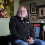 Bob Fink at his home in Everett on July 31, 2021. (Olivia Vanni / The Herald)