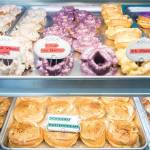 Zuris Donutz display case filled with an assortment of doughnuts on July 18, 2021 in Lynnwood. (Olivia Vanni / The Herald)
