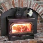When the furnace broke in freezing weather, they were glad to have a wood burning stove and a newspaper subscription. (Jennifer Bardsley)
