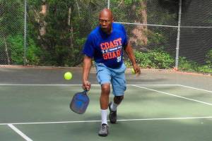 Sen. John Lovick, D-Mill Creek, has proposed a bill to make pickleball the official state sport. (Photo provided by Chuck Wright)