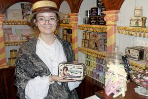 The old-time sweet shop in York's Castle Museum.