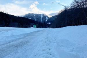 After almost four days closed as heavy snow and avalanche risk was cleared, Interstate 90's Snoqualmie Pass reopened Sunday night. (Washington State Department of Transportation)