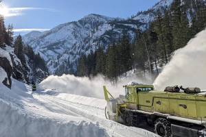 US 2 Stevens Pass still has a significant amount of work to be done and will likely remain closed until at least Wednesday. Crews remain hard at work clearing numerous snow slides as well as removing snow, debris and 4-inch-thick ice from the roadway. (Washington State Department of Transportation)