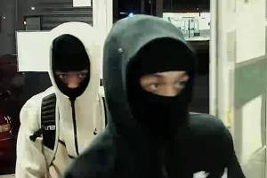 Security footage depicting an armed robbery at Buds Garage in Everett on Tuesday, Jan.18, 2022. (Contributed photo)