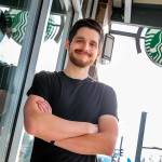 Jacob Fullerton, Starbucks store supervisor in Everett, is pushing to unionize after the recent successes across the country Tuesday afternoon in Everett, Washington on February 1, 2022.  (Kevin Clark / The Herald)