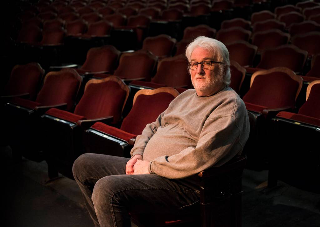 Everett Historic Theatre manager Curt Shriner. (Olivia Vanni / The Herald)