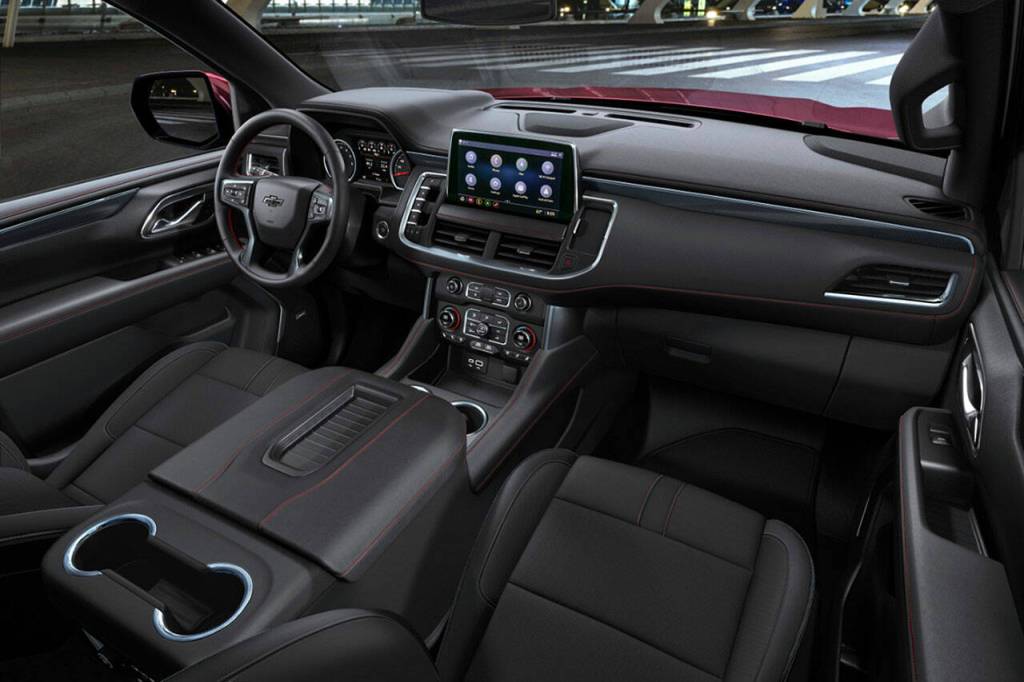 Every 2022 Chevrolet Tahoe model has a 10.2-inch touchscreen infotainment system with Android Auto, Apple CarPlay and a Wi-Fi hotspot. (Manufacturer photo)