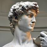 David, Michelangelo. "Yes, we can,” say the eyes of Renaissance Man.