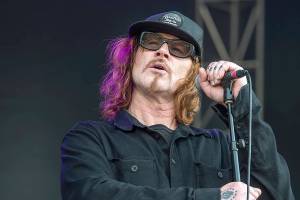 Mark Lanegan performs at the Sonic Temple Art and Music Festival at Mapfre Stadium on Saturday, May 18, 2019, in Columbus, Ohio. (Photo by Amy Harris/Invision/AP)