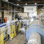 Group14 Technologies factory floor in Woodinville on March 1. (Kevin Clark / The Herald)