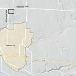 The proposed location for a 32-bed psychiatric treatment center north of Stanwood. (Snohomish County Planning & Development Services)