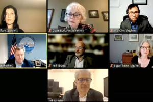 Edmonds City Council adopted an ordinance amending the 2022 budget after weeks of deliberation. (Screenshot)