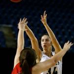 Jenna Villa hit three 3-pointers and led the Eagles with 14 points. (Ryan Berry / The Herald)