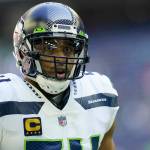 Seattle Seahawks linebacker Bobby Wagner (58) during pregame warmups before an NFL football game against the Houston Texans, Sunday, Dec. 12, 2021, in Houston. (AP Photo/Matt Patterson)