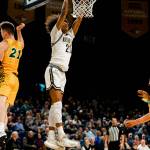Montana State guard RaeQuan Battle, a Marysville Pilchuck graduate. (Jack Murrey/Montana State Athletics)