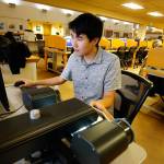 Bruce Englehardt of Marysville, a.k.a. "SounderBruce" is a major local Wikipedia editor and spends time researching local history at the Everett Public Library and Allen Library at the University of Washington. (Kevin Clark / The Herald)